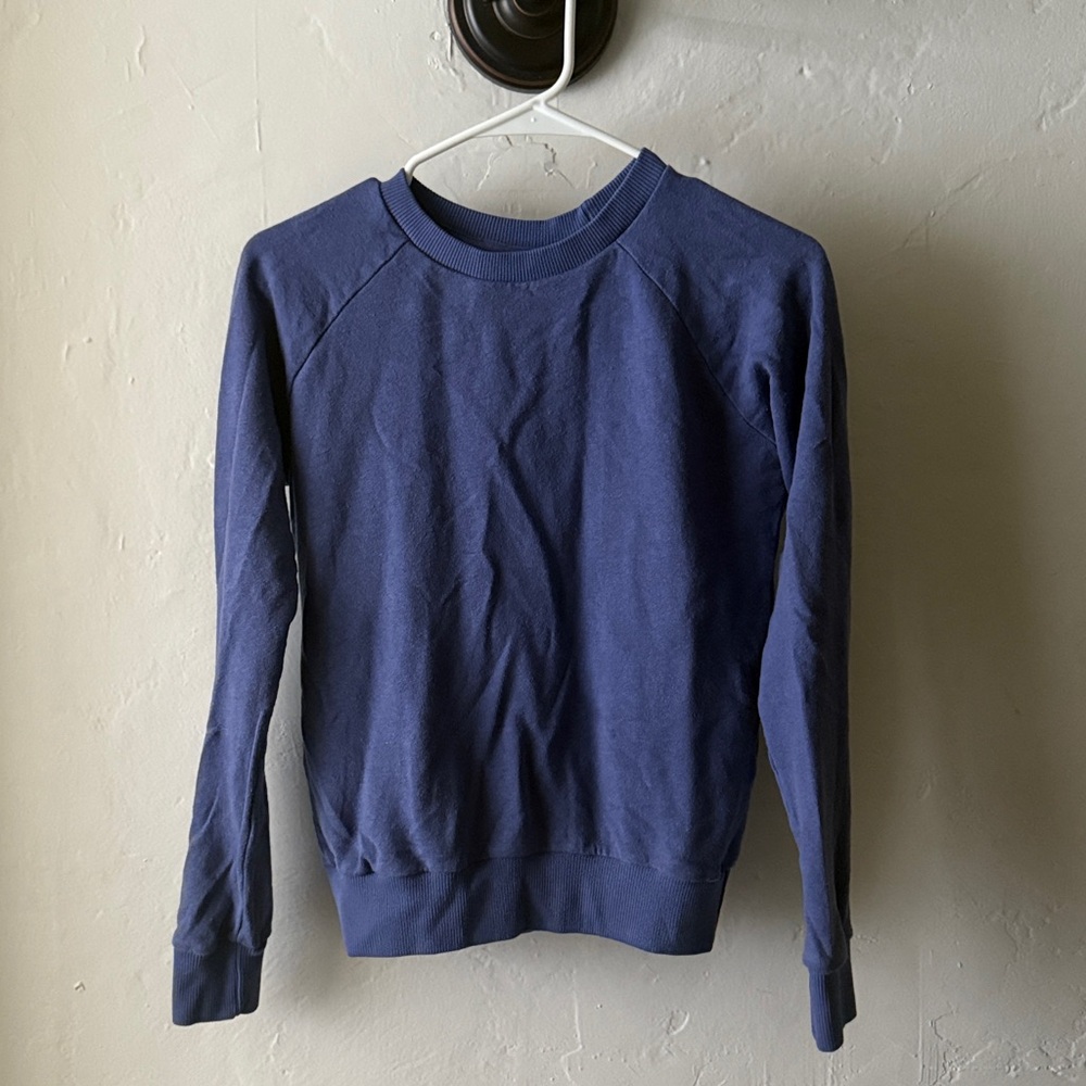 Jungmaven Alpine raglan sweatshirt in Light Blue